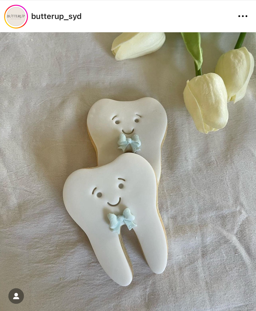 Tooth cookie cutter stamp - baby tooth
