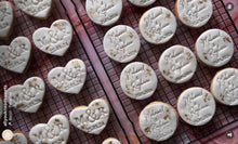 Load image into Gallery viewer, Customised Wedding cookie stamp - initals Date
