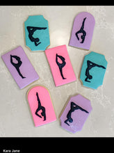 Load image into Gallery viewer, Gymnastics fondant cutters handstand yoga pose silhouette
