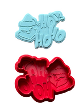 Load image into Gallery viewer, Christmas Grinch Cookie Cutters Debosser Grinch hohoho
