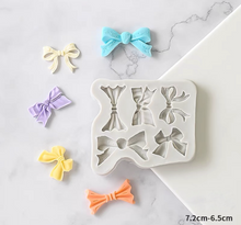 Load image into Gallery viewer, Stylish Bow Silicone Mould Cake Fondant drip bow Soap
