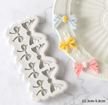 Load image into Gallery viewer, Stylish Bow Silicone Mould Cake Fondant drip bow Soap
