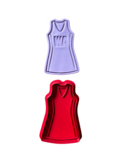 Load image into Gallery viewer, Netball dress bibs cookie cutter netball net Sport Top Jersey position
