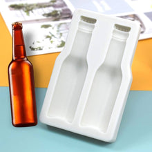 Load image into Gallery viewer, Beer bottle silicone mould father&#39;s day twin pack chocolate mould
