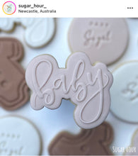 Load image into Gallery viewer, Baby Cookie cutter debosser raised Fondant baby Shower
