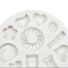 Load image into Gallery viewer, Candy Silicone Mould Donut Cream Gingerbread man waffle lolly
