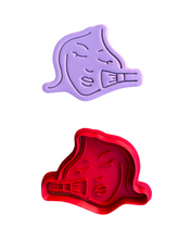 Load image into Gallery viewer, Make up cookie cutter stamp set Mother&#39;s day perfume lipstick
