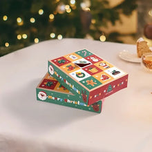 Load image into Gallery viewer, 12 days advent calendar cookie box mini toy small surprise blind box party accessories
