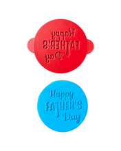 Load image into Gallery viewer, Father&#39;s day cookie stamps debosser- dad son fist best friend for life
