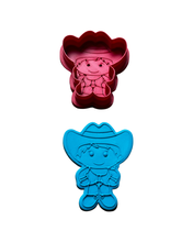 Load image into Gallery viewer, Cowboy Cookie Cutter cute west theme
