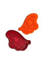 Load image into Gallery viewer, Butterfly Wings Cookie Cutter Stamp Monarch Different Styles

