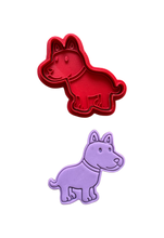 Load image into Gallery viewer, Farm dog cat cookie cutters stamps Shepherd
