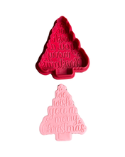 Load image into Gallery viewer, We wish you a merry christmas cookie cutter debosser xmas
