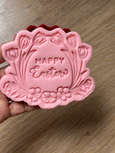 Load and play video in Gallery viewer, Happy Easter Cookie Cutter Tulips Floral flower Easter Egg
