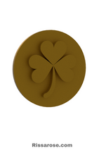 Load image into Gallery viewer, St. Patrick&#39;s Day Theme Cookie Cutter Stamp Clover Leaf Gnome
