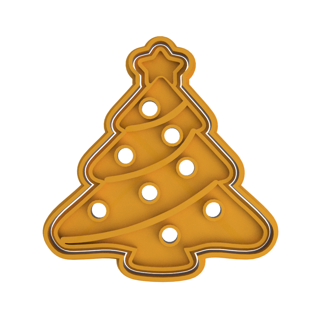 Christmas Cookie Cutter Stamp Fondant Embosser Santa Gingerbread Man Train Gift Bag Father Xmas