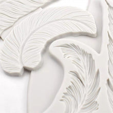 Load image into Gallery viewer, Monstera fola Silicon Mould Tropical leaves fern feather Cake Decoration tools Resin mould
