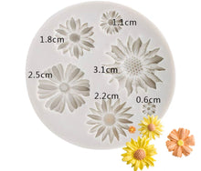 Load image into Gallery viewer, Little Flower Daisy Silicone Mould Cake Fondant Sugarcraft Soap
