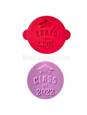 class of 2022 cookie debosser raised stamp