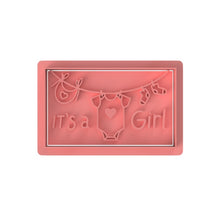 Load image into Gallery viewer, Gender Reveal Babies Cookie Cutter Stamp Boy Girl baby shower
