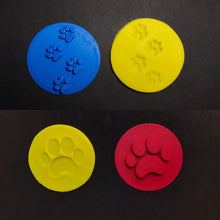 Load image into Gallery viewer, dog paw print cookie stamps fondant embosser cake decoration
