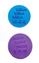 Load image into Gallery viewer, australian day cookie stamp aussie oi oi oi
