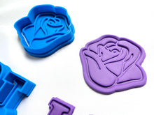 Load image into Gallery viewer, valentine&#39;s day cookie cutter stamp love rose key lock bear heart fondant embosser
