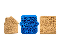 Load image into Gallery viewer, brick rock pebble stone texture cookie stamp clay stamp fondant embosser rock pattern
