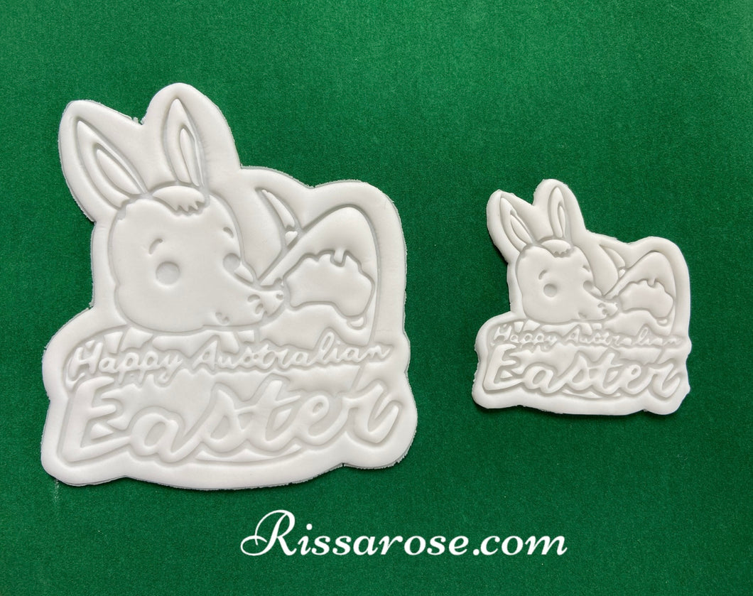 easter bilby cookie cutter happy australia easter cookie cutter fondant embosser cake decoration