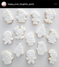 Load image into Gallery viewer, Christmas Cute Cookie Cutters Santa Penguin pudding Elf PYO Cute
