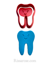 Load image into Gallery viewer, tooth cookie cutter stamp - baby tooth
