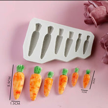 Load image into Gallery viewer, carrots silicone mould easter cupcake cake mould
