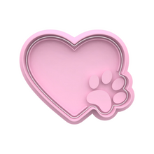 Load image into Gallery viewer, I woof you cookie stamp cake fondant embosser dog love paw

