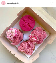 Load image into Gallery viewer, happy valentine&#39;s day cookie stamps rose floral heart fondant embosser
