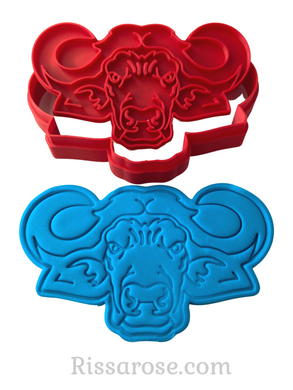 buffalo cookie cutter and stampo