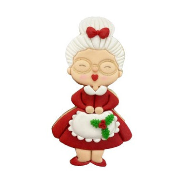 mrs santa claus cutter kit christmas grandma fondant cutter set cake figures