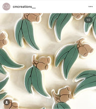 Load image into Gallery viewer, Gumnut Leaf Cookie Cutter Stamp australian theme
