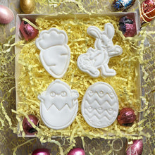Load image into Gallery viewer, Easter Rabbit cookie cutter PYO set egg hunt chicken Egg
