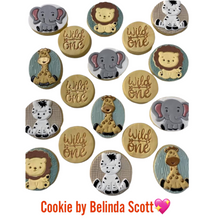 Load image into Gallery viewer, Baby shower Cookie Stamp Oh baby Bun in the oven Wild one Fondant Embosser Cake Decoration
