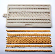 Load image into Gallery viewer, braided leather rope mould texture combination braided rope
