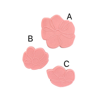 Load image into Gallery viewer, Flower bouquet set 2 - mother&#39;s day cookie cutter debossers leaf vase tag
