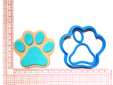 dog lion animal paw cookie cutter set fondant cutter set