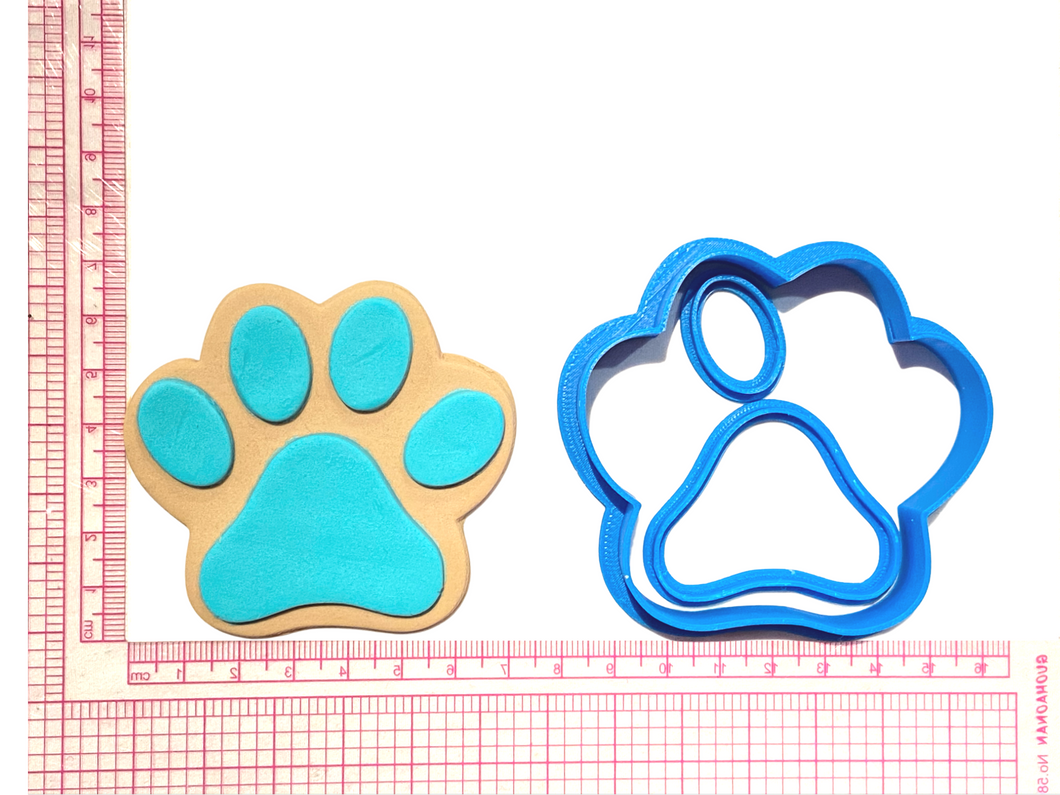 dog lion animal paw cookie cutter set fondant cutter set
