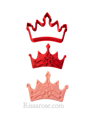 crown cutter embosser - princess tiara birthday