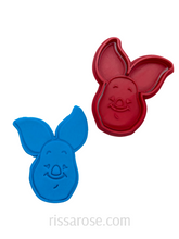 Load image into Gallery viewer, winnie the pooh face cookie cutter stamp piglet eeyore tigger fondant embosser piglet
