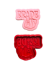 Load image into Gallery viewer, Bride Taken Engaged Cookie Cutter Stamp Engagement Hen&#39;s night bridal shower
