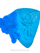 Load image into Gallery viewer, fairy cookie cutter embosser butterfly debosser with cutter
