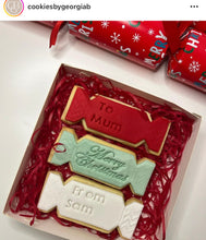 Load image into Gallery viewer, Xmas Bon Bon Cracker Cookie Cutter debosser personalized Space Xmas
