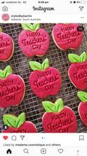 Load image into Gallery viewer, Happy Teacher&#39;s day cookie stamp
