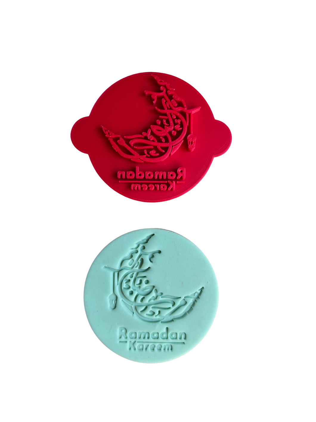 Ramadan Kereem Cookie stamp lantern moon Arabic raised stamp Fondant embosser debosser lantern moon Arabic
